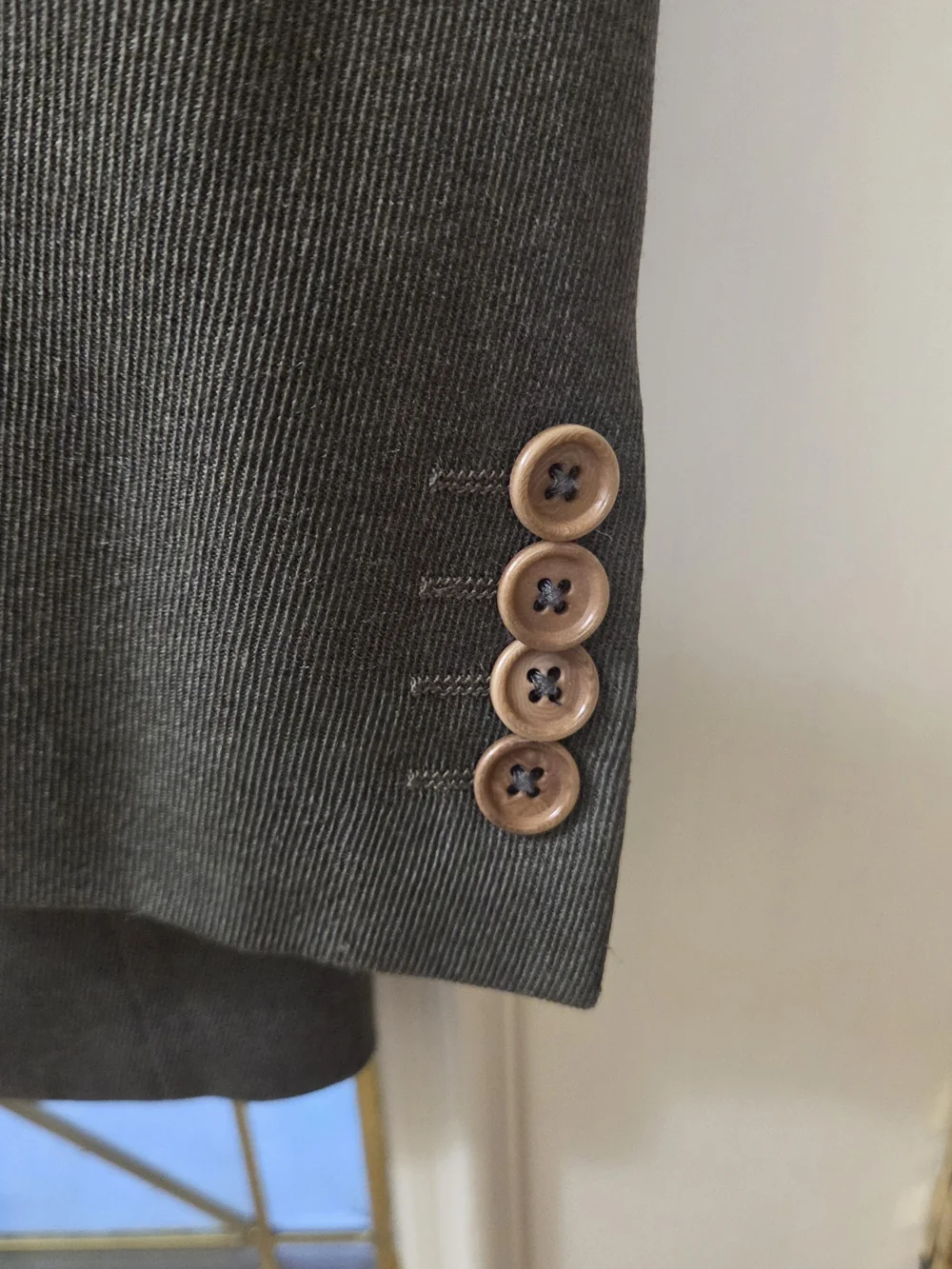 Joseph & Lyman 100% Virgin Wool Suit Jacket Blazer | 42R | Olive Green
